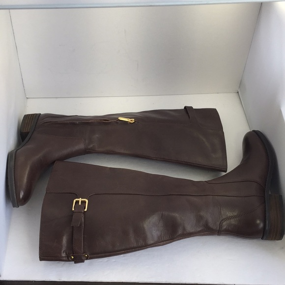 Sam Edelman brown leather boot Sz 6 NWOB - Picture 4 of 8